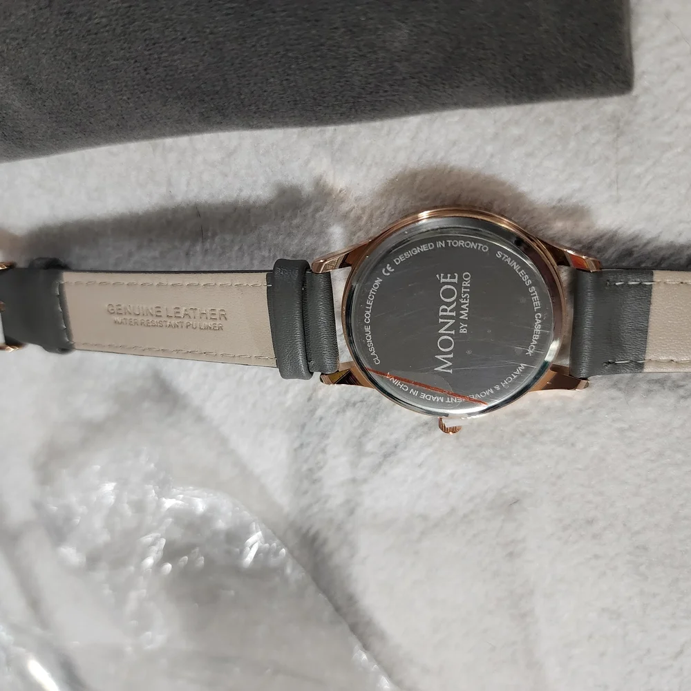Monroé Gray and Rose Gold Women's Watch‎